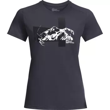 Футболка Jack Wolfskin, цвет schieferbraun