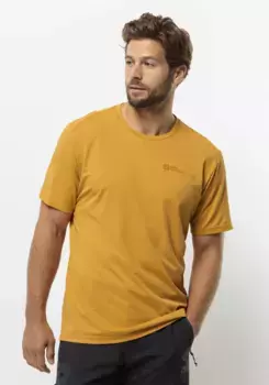 Футболка Jack Wolfskin "DELGAMI S/S M", цвет Curry