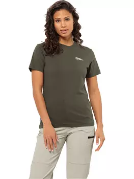 Футболка Jack Wolfskin Essential, хаки
