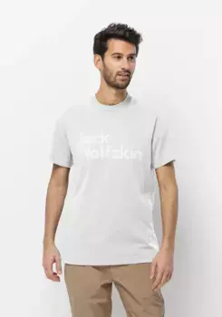 Футболка Jack Wolfskin "ESSENTIAL LOGO T M", белый