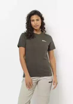 Футболка Jack Wolfskin "ESSENTIAL T W", цвет Island-Moss