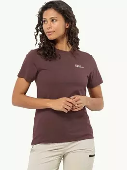 Футболка Jack Wolfskin ESSENTIAL T W, коричневый