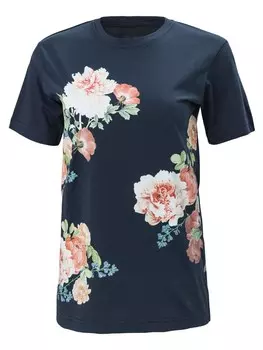 Футболка Jack Wolfskin FLOWER PRINT T W, синий