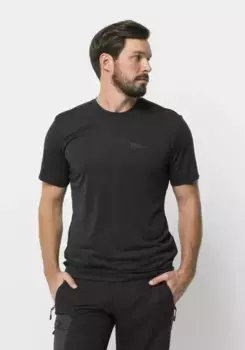 Футболка Jack Wolfskin "HIKING S/S T M", черный