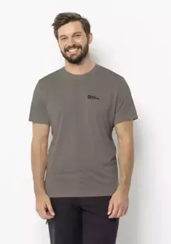 Футболка Jack Wolfskin "HIKING S/S T M", цвет Cold-Coffee