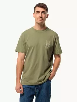 Футболка Jack Wolfskin JACK TENT T M, зеленый