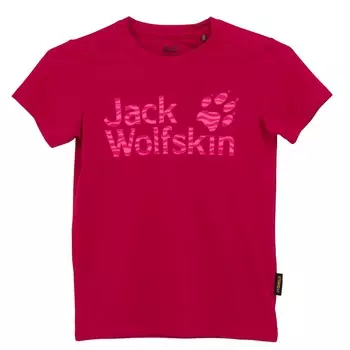 Футболка Jack Wolfskin Jungle Tee Dschungel, розовый