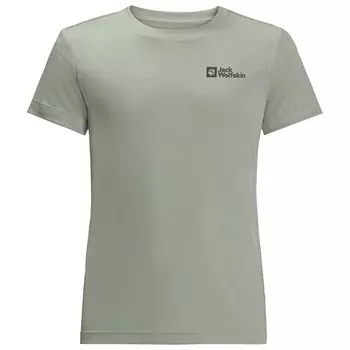Футболка Jack Wolfskin Kid's Active Solid T, цвет Mint Leaf