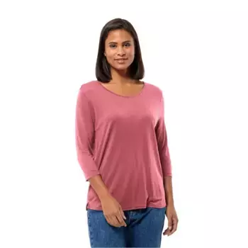 Футболка Jack Wolfskin Mola 3/4 sleeve, розовый