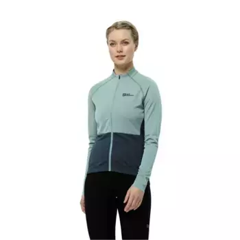 Футболка Jack Wolfskin Morobbia FZ long sleeve, синий