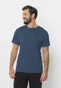 Футболка Jack Wolfskin "PRELIGHT S/S M", цвет Dark-Sea