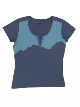 Футболка Jack Wolfskin Shady Blue Tee, синий