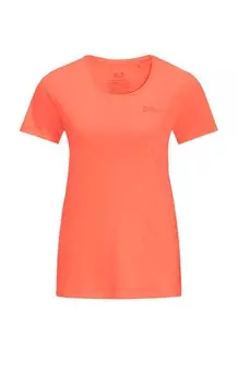 Футболка JACK WOLFSKIN Shirt, цвет coral