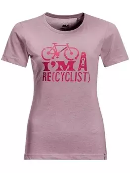 Футболка Jack Wolfskin Shirt, фиолетовый