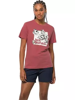 Футболка Jack Wolfskin Shirt Florell, красный