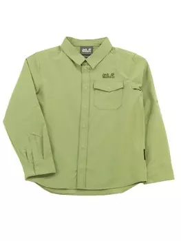 Футболка Jack Wolfskin Shirt Treasure Hunter Funktion, зеленый