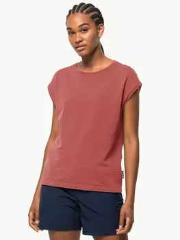 Футболка Jack Wolfskin SOMMERWALD T W, розовый