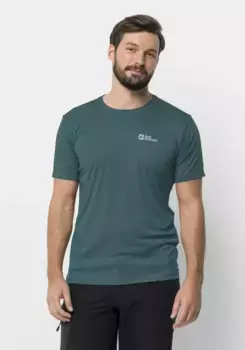 Футболка Jack Wolfskin "TECH T M", изумрудный