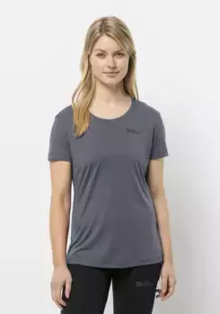Футболка Jack Wolfskin "TECH T W", цвет Dolphin