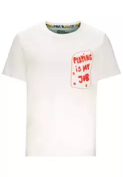 Футболка Jack Wolfskin "VILLI T K", цвет Egret