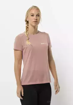 Футболка Jack Wolfskin "VONNAN S/S T W", цвет Rose-Dawn
