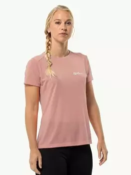 Футболка Jack Wolfskin VONNAN S/S T W, розовый
