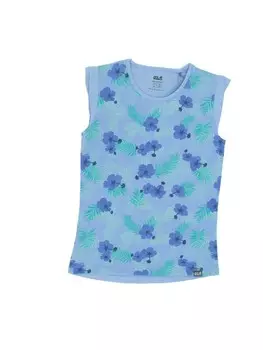 Футболка Jack Wolfskin Yuba Top Girls, синий