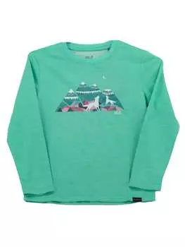 Футболка Jack Wolfskin, зеленый