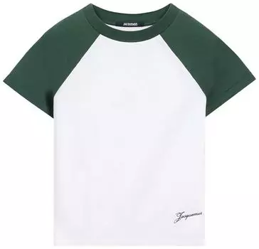 Футболка Jacquemus Le Mini T-Shirt Baseball 'Multicolor/Green', зеленый