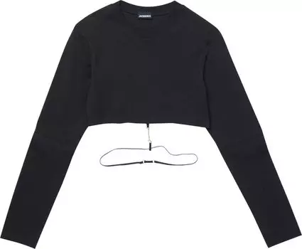 Футболка Jacquemus Le T-Shirt Pino 'Black', черный