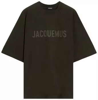 Футболка Jacquemus Le T-Shirt Typo 'Multicolor/Brown', разноцветный