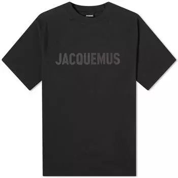 Футболка Jacquemus Typo, черный