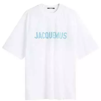Футболка Jacquemus Typo Logo T-Shirt, цвет Multi White