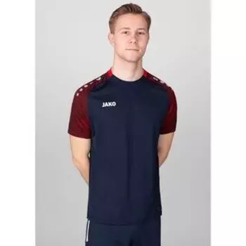 Футболка Jako, цвет feigenlila/blau/dunkelblau