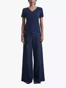 Футболка James Lakeland Metallic Trim V-Neck, цвет denim