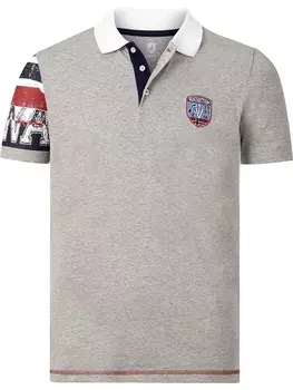 Футболка Jan Vanderstorm Dagino, серебристо-серый