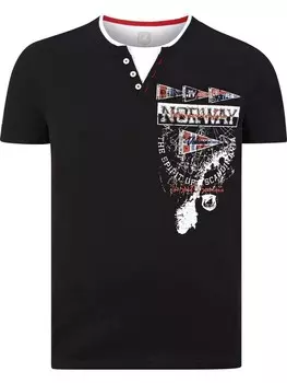 Футболка Jan Vanderstorm Peder, черный