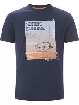 Футболка Jan Vanderstorm, темно-синий