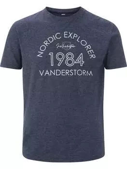 Футболка Jan Vanderstorm, темно-синий