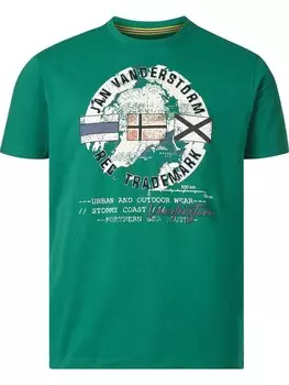 Футболка Jan Vanderstorm Tonni, зеленый