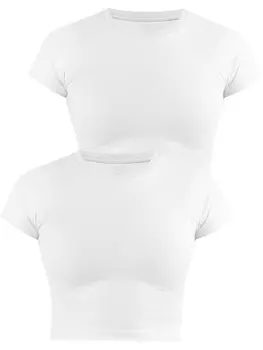 Футболка Janice hochgeschlossen Nerano, белый