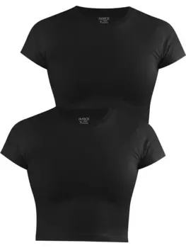 Футболка Janice hochgeschlossen Nerano, черный