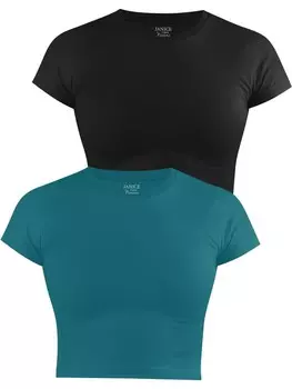 Футболка Janice hochgeschlossen Nerano, цвет petrol/schwarz