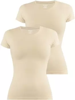 Футболка Janice hochgeschlossen Nice, бежевый