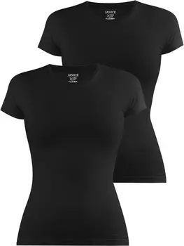 Футболка Janice hochgeschlossen Nice, черный