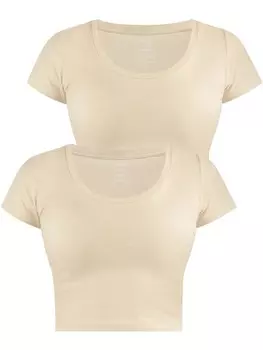 Футболка Janice Nantes, бежевый