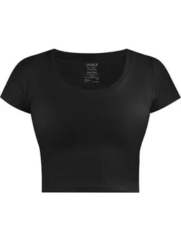 Футболка Janice Nantes, черный