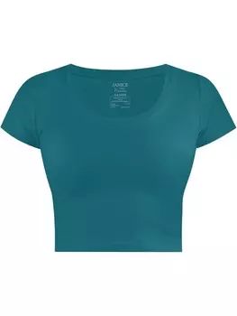 Футболка Janice Nantes, цвет petrol