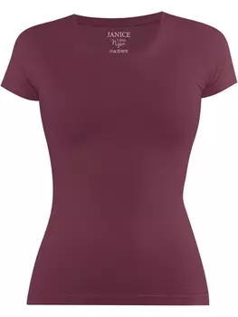 Футболка Janice Nysa, цвет burgund