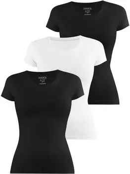 Футболка Janice Nysa, цвет schwarz/wei/schwarz